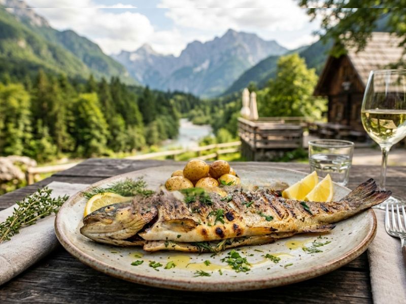 Postrv: čista voda in preprost krožnik