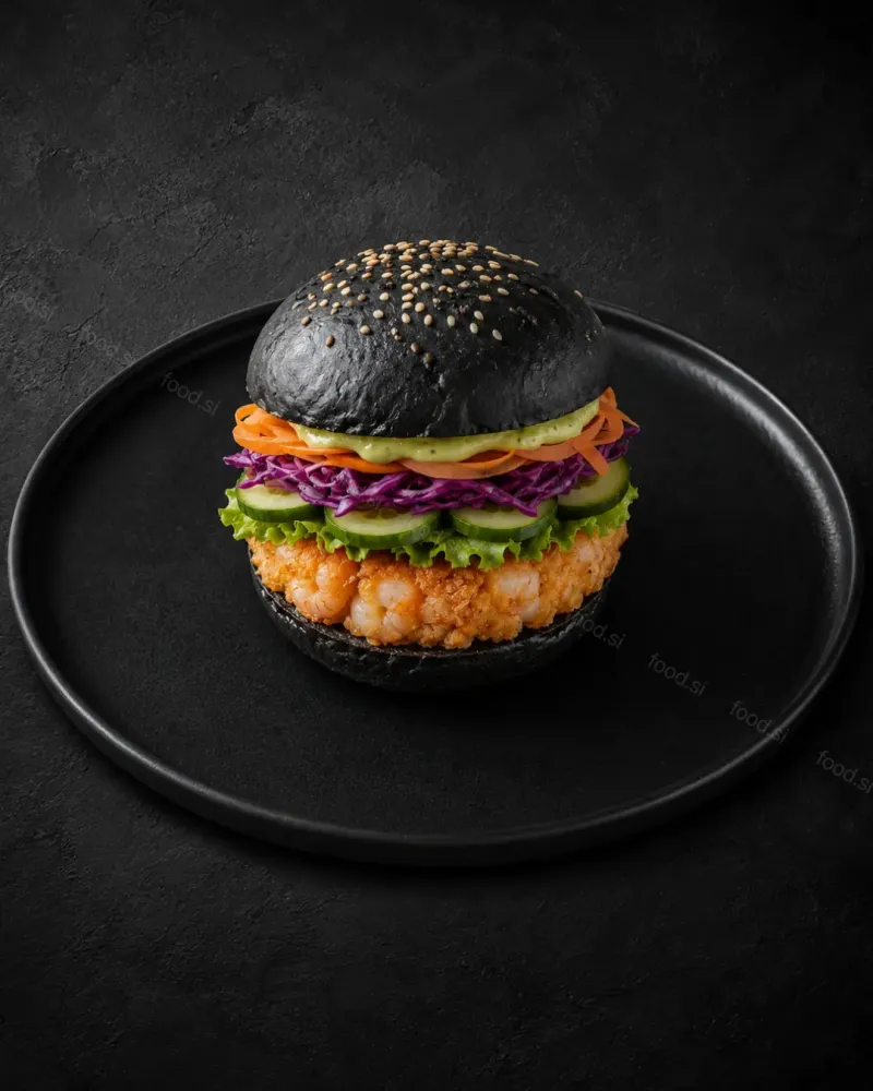 Spicy rakci burger