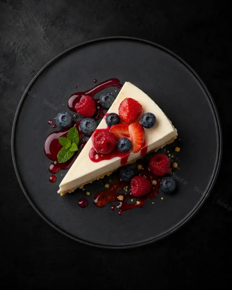Cheescake z gozdnimi sadeži